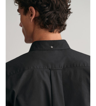Gant Camicia in popeline nera dalla vestibilit regolare