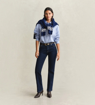 Gant Koszula Relaxed Fit w niebieskie paski