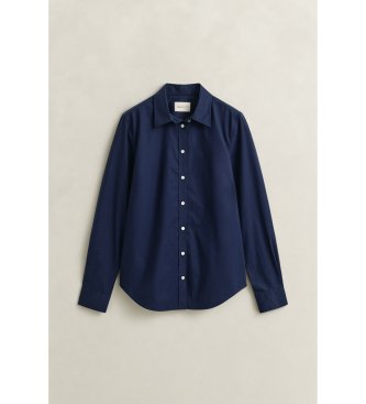 Gant Chemise Slim Fit en popeline marine