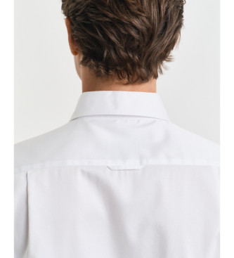 Gant Camicia in raso bianco slim fit