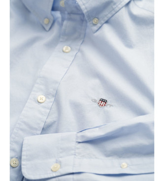 Gant Koszula Slim Fit Stripes Poplin w kolorze jasnoniebieskim