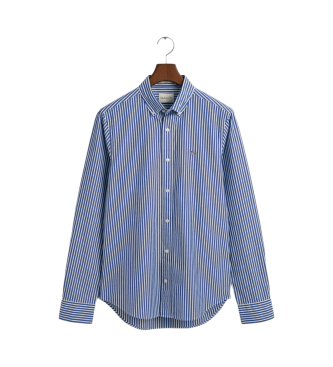 Gant Slim Fit Poplin Striped Shirt blue