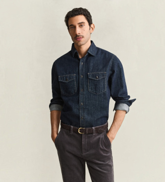 Gant Jeanshemd mit blauer Webkante