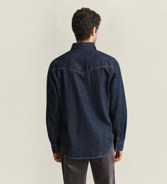 Gant Jeanshemd mit blauer Webkante