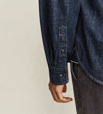 Gant Jeanshemd mit blauer Webkante
