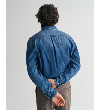 Gant Kavbojska srajca Regular Fit modra