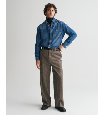Gant Kavbojska srajca Regular Fit modra
