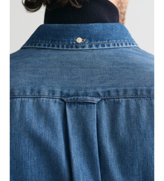 Gant Kavbojska srajca Regular Fit modra