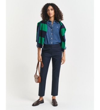 Gant Camisa Regular Fit azul