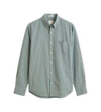 Gant Chemise classique à carreaux Vichy vert