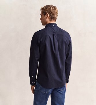 Gant Camicia classica in popeline blu navy