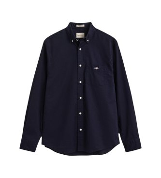 Gant Camicia classica in popeline blu navy