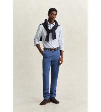 Gant Camicia a quadri Vichy azzurro chiaro