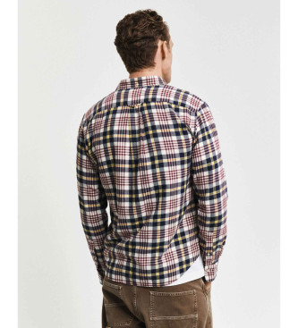 Gant Camicia in flanella dalla vestibilit regolare scozzese multicolore