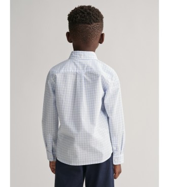 Gant Vichy Shield Plaid Poplin Shirt blue