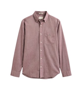 Gant Camicia in popeline Regular Fit granata