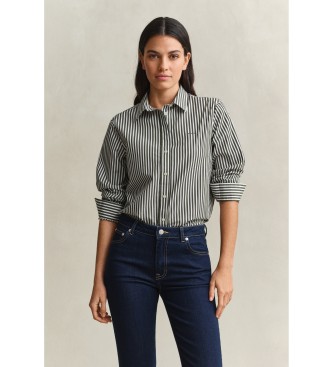 Gant Camisa de listras verde