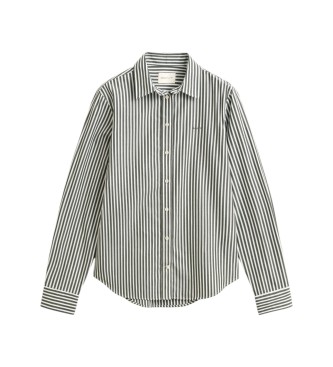 Gant Camisa de listras verde
