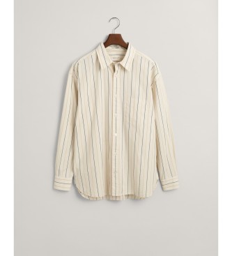 Gant Oversized poplin striped shirt Compact