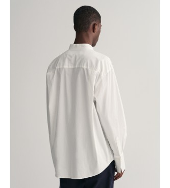 Gant Oversized smokingskjorte hvid
