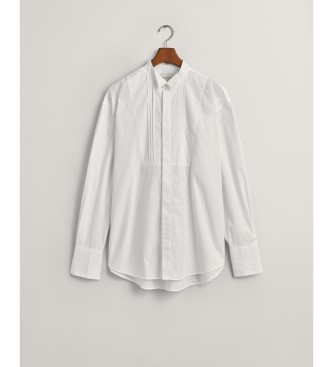 Gant Camisa de smoking de tamanho grande branca