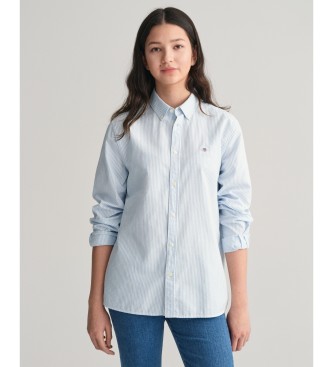 Gant Camisa Oxford de rayas azul