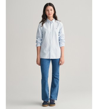 Gant Camisa Oxford de rayas azul