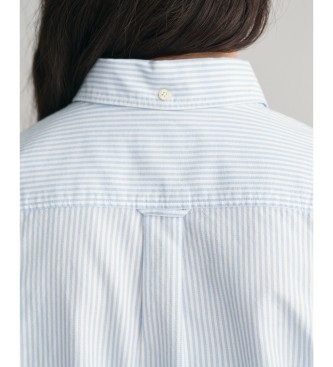 Gant Camisa Oxford de rayas azul