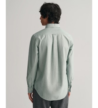 Gant Regular Fit Oxford Overhemd groen