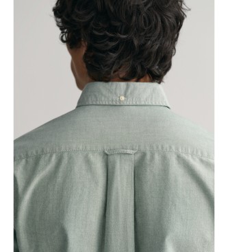 Gant Oxfordskjorta med normal passform grn
