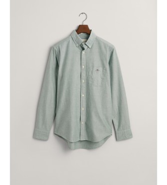Gant Koszula Oxford o regularnym kroju, zielona