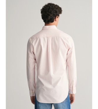 Gant Camisa Oxford Regular Fit rosa