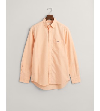 Gant Oxfordskjorta i korall med normal passform