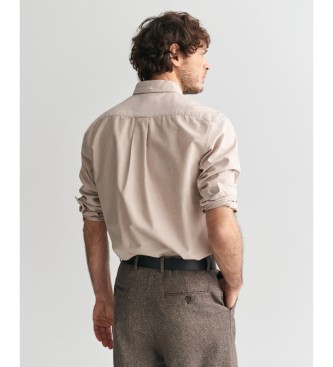 Gant Oxfordskjorta Regular Fit beige