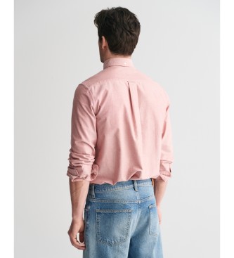 Gant Camisa Oxford de ajuste regular vermelha