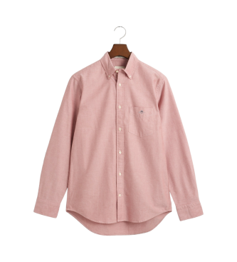 Gant Camisa Oxford de ajuste regular vermelha