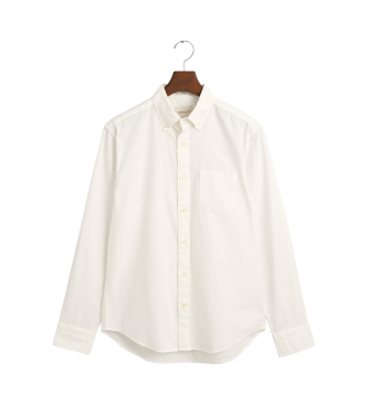 Gant Camicia Oxford bianca d'archivio dalla vestibilit regolare