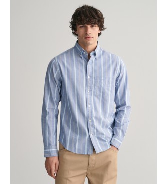 Gant Camisa xadrez Oxford Regular Fit Archive azul