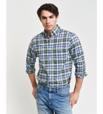 Gant Camicia Oxford a quadri blu archivio dalla vestibilit regolare