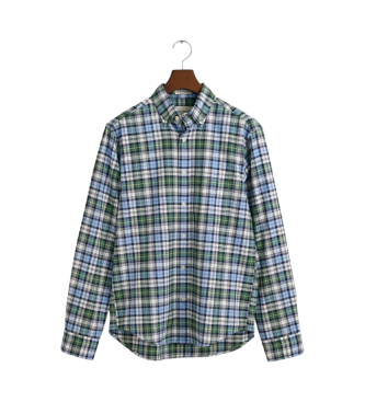 Gant Camicia Oxford a quadri blu archivio dalla vestibilit regolare