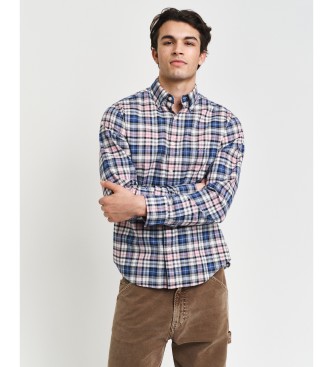 Gant Oxford Regular Fit Archive Rutig Oxfordskjorta rosa