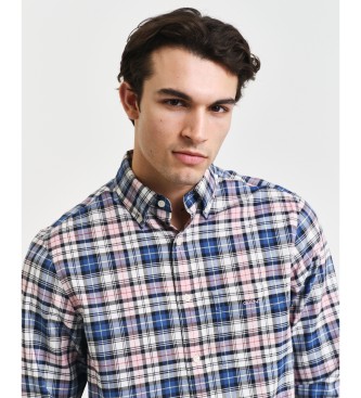 Gant Camisa Oxford Regular Fit Archive a cuadros rosa