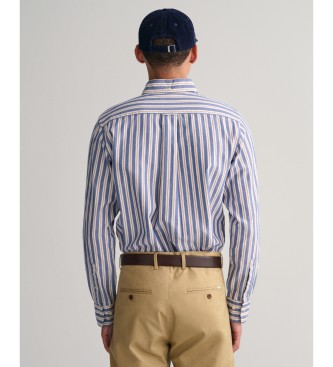 Gant Camisa Oxford Regular Fit Archive a rayas blanco, azul
