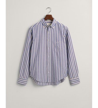 Gant Oxfordskjorte Regular Fit Arkivstribet hvid, bl
