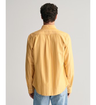 Gant Srajca Oxford Regular Fit Archive z rumenimi črtami
