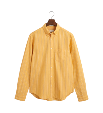 Gant Srajca Oxford Regular Fit Archive z rumenimi črtami