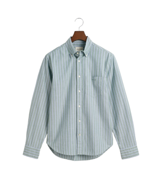 Gant Camisa Oxford Regular Fit Archive a rayas verde