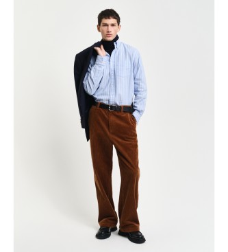 Gant Oxford Regular Fit Archive bl randig skjorta