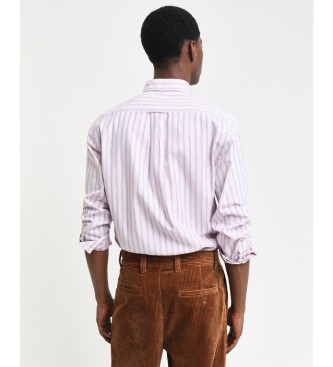 Gant Chemise Oxford  coupe rgulire Archive rose raye