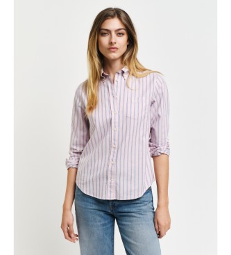 Gant Regular Fit Oxford-skjorte Archive Pink Striped Archive